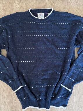 VTG Cape Isle knitters sweater grandpacore sz L